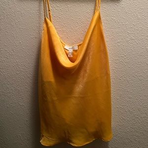Metallic gold tank
